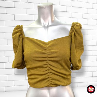 **HOY** Crop top H&amp;M color Verde oliva Talla S
