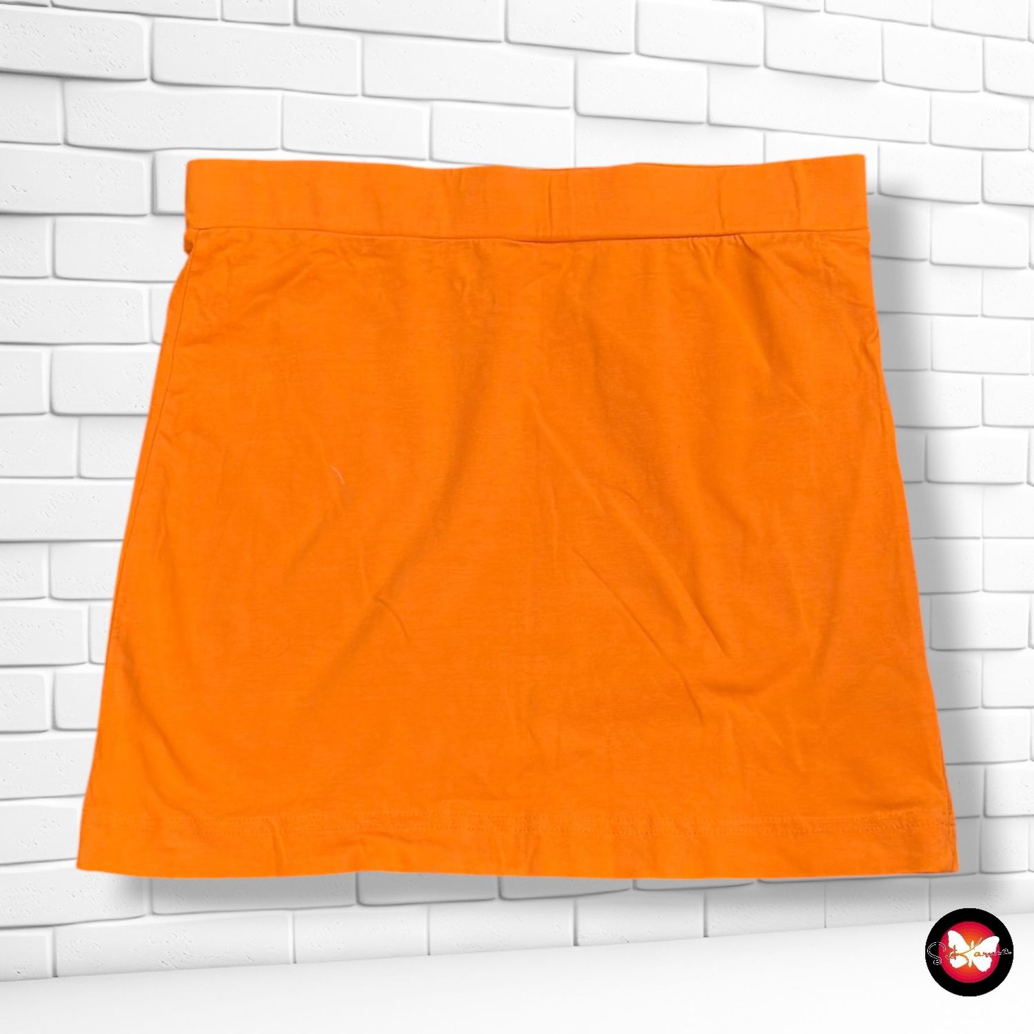 **HOY** Falda elástica  color Naranja Talla M