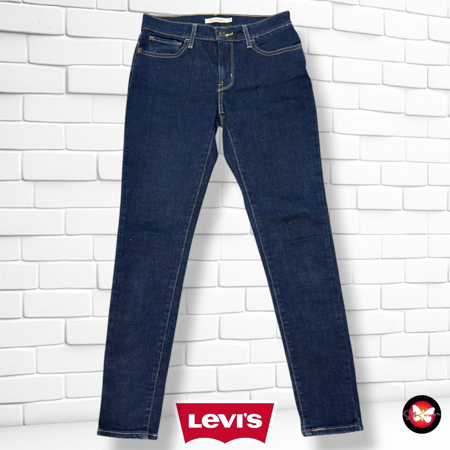 **HOY** Pantalón 710 SUPER SKINNY LEVI’S color Azul vaquero oscuro Talla S/M (W27)