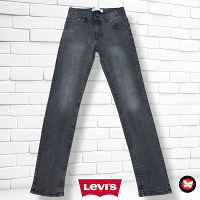 **HOY** Pantalón SLIM TAPER LEVI’S color Gris vaquero Talla 16 años