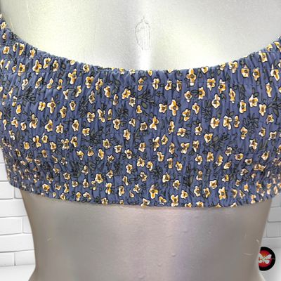 **HOY** Bikini fruncido  color Azul Talla XS