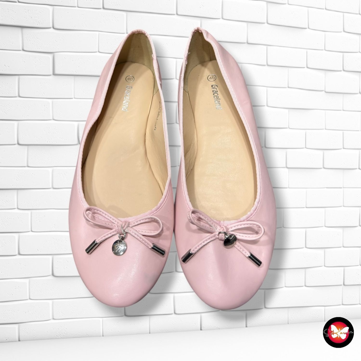 **HOY** Manoletinas GRACELAND color Rosa Talla Calzado 40