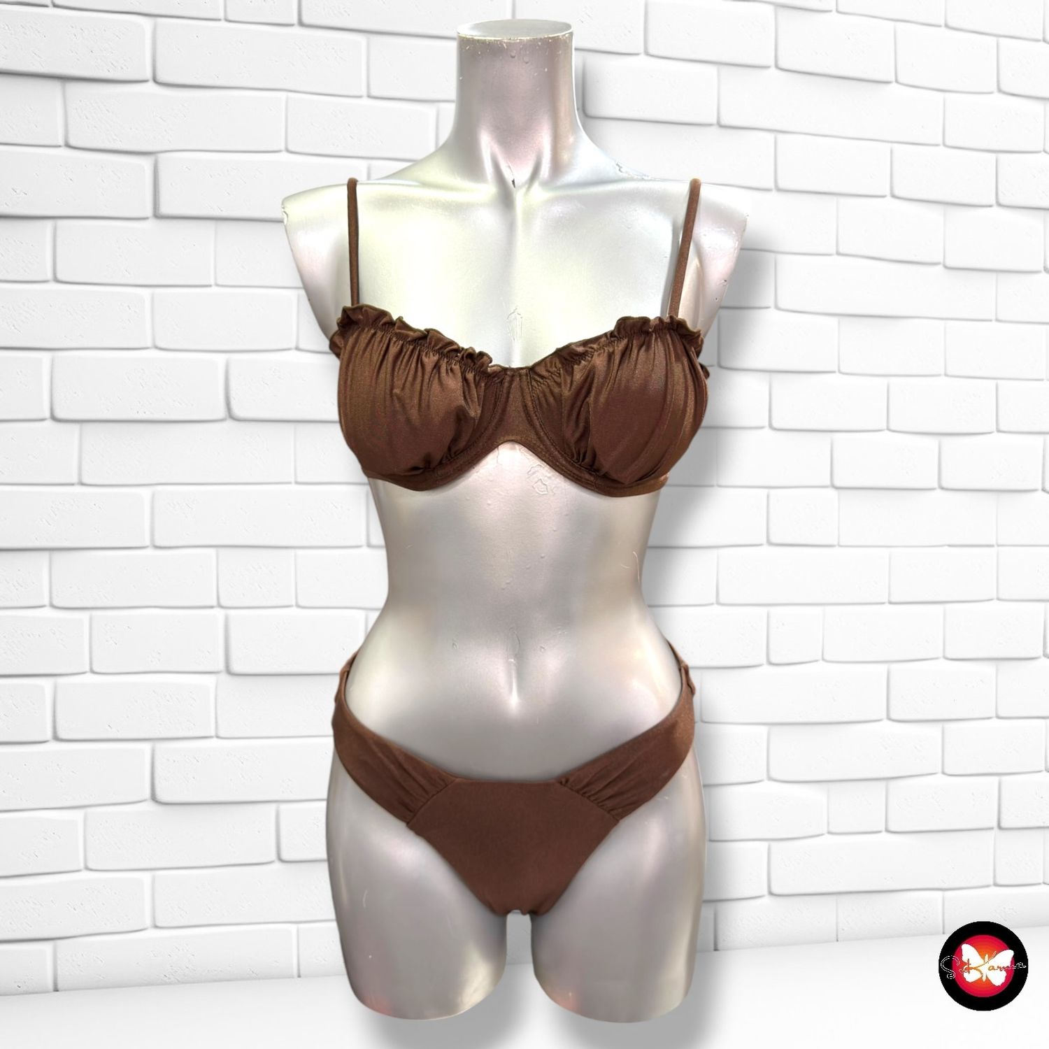 **HOY** Bikini  color Marrón Talla XS