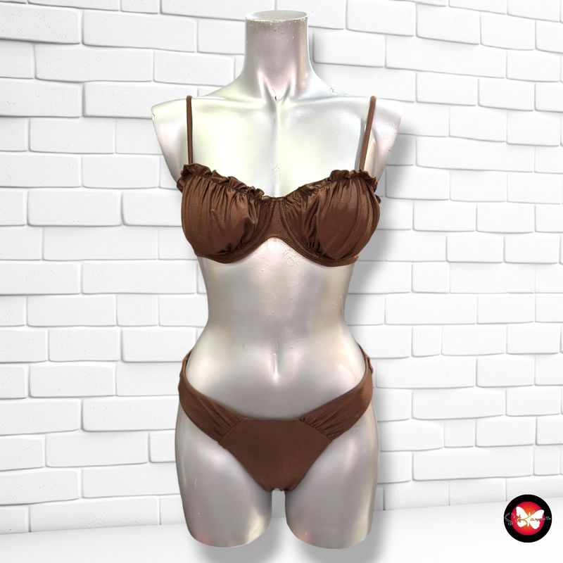 Bikini color Marrón Talla XS