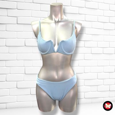 **HOY** Bikini con pecho armado  color Celeste Talla S