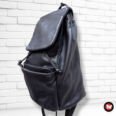 **HOY** Mochila de piel  color Negro Talla MEDIANO
