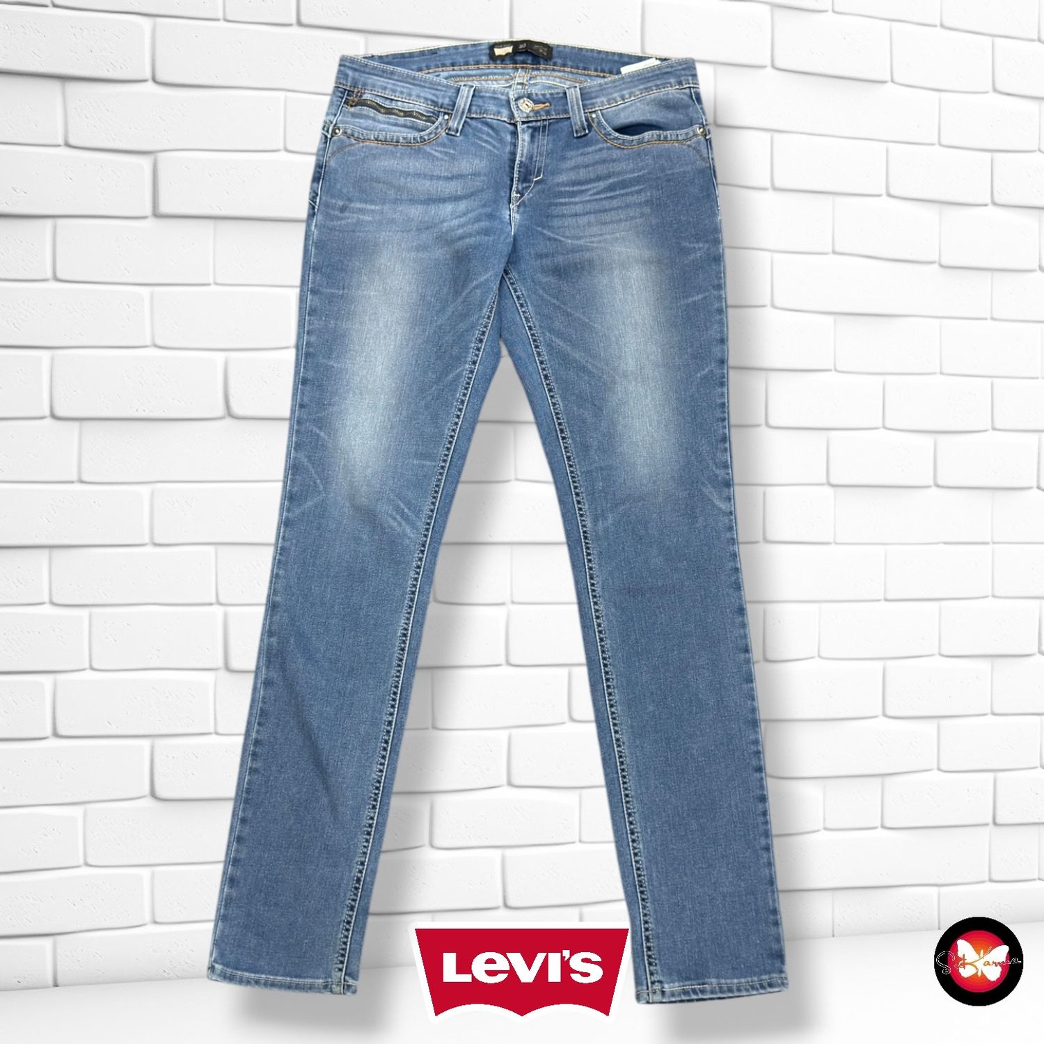 **HOY** Pantalón DEMI CURVE LEVI’S color Azul vaquero Talla L (W30)