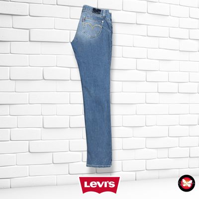 **HOY** Pantalón DEMI CURVE LEVI’S color Azul vaquero Talla L (W30)
