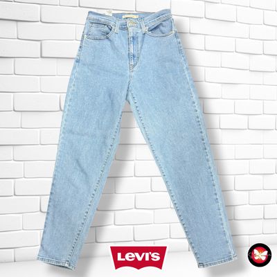 **HOY** Pantalón HIGH WAISTED MOM JEAN LEVI’S color Azul vaquero Talla S/M (W27)