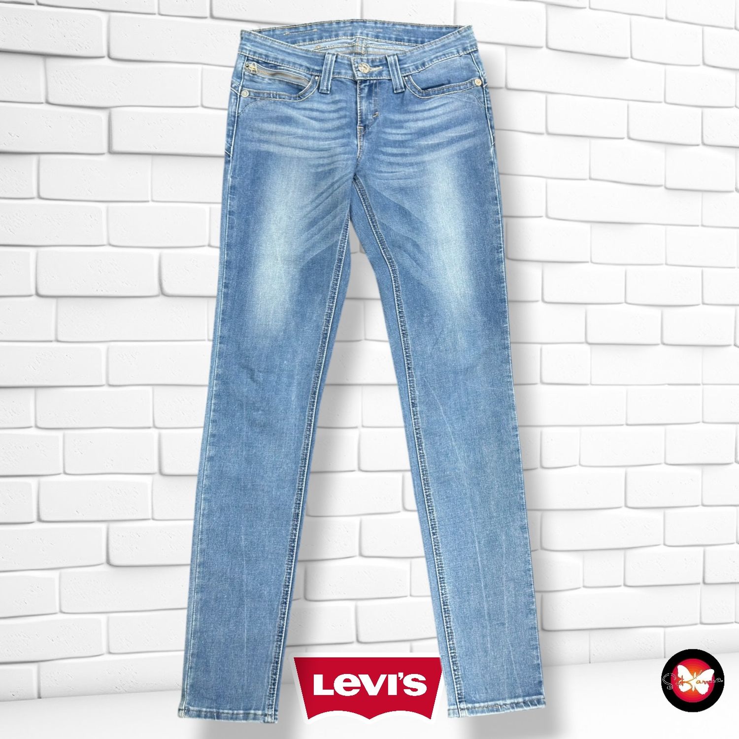 **HOY** Pantalón DEMI CURVE LEVI’S color Azul vaquero Talla S/M (W27)