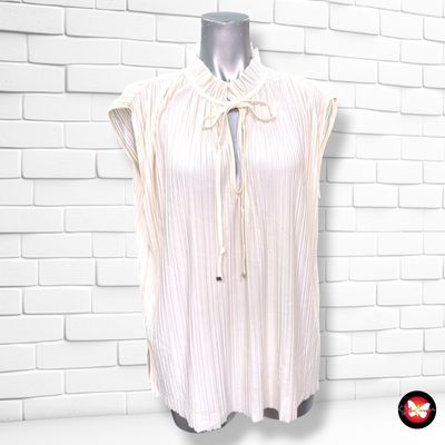**HOY** Blusa plisada HUGO BOSS color Crema Talla XL