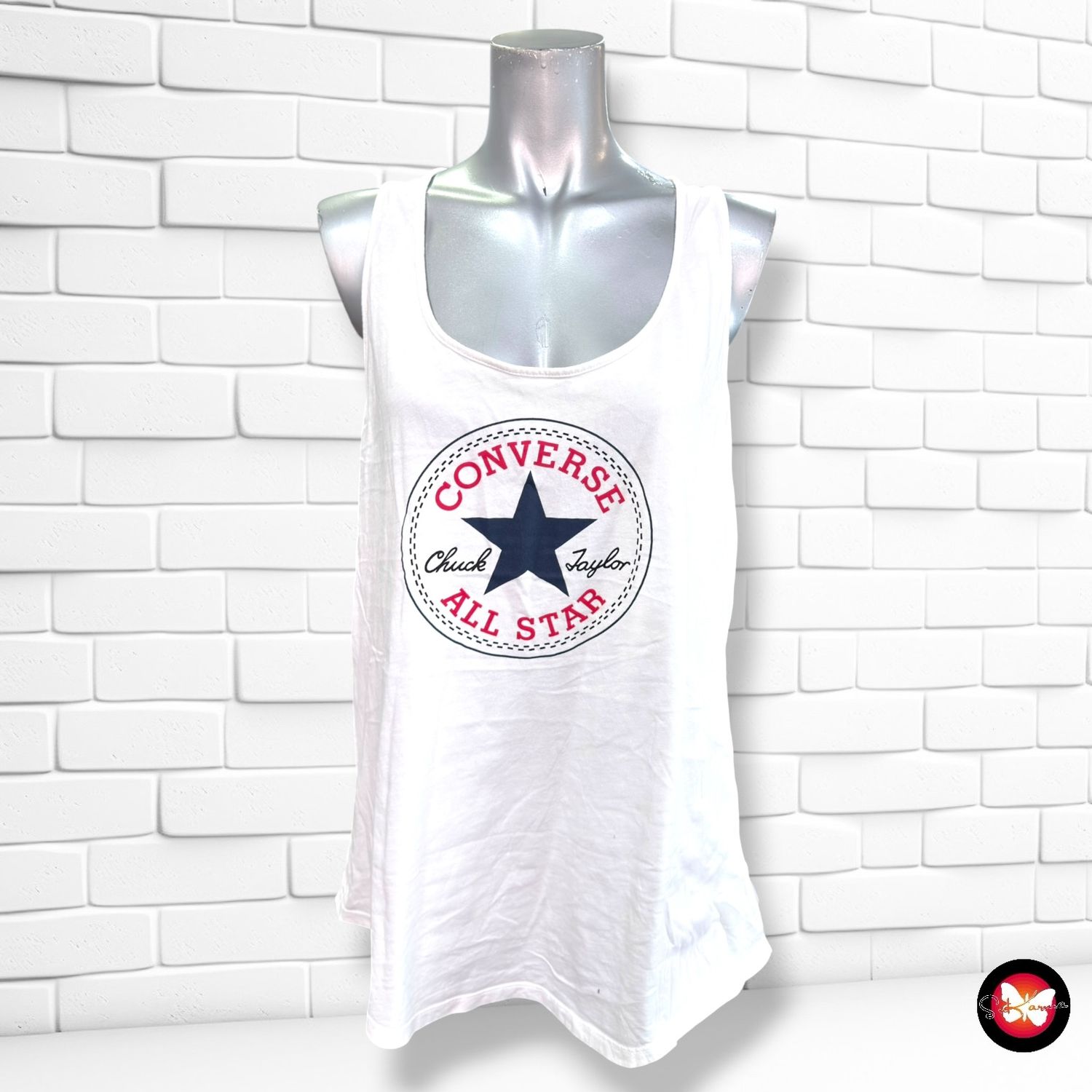 **HOY** Camiseta de tirantes CONVERSE color Blanco Talla XL