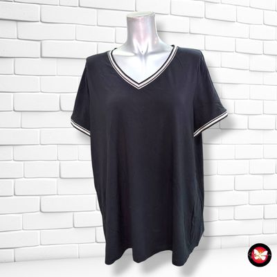 **HOY** Camiseta de manga corta ALBA MODA color Negro Talla XL
