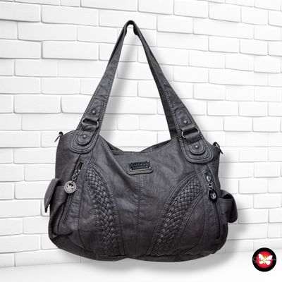 **HOY** Bolso de hombro  color Gris Talla GRANDE