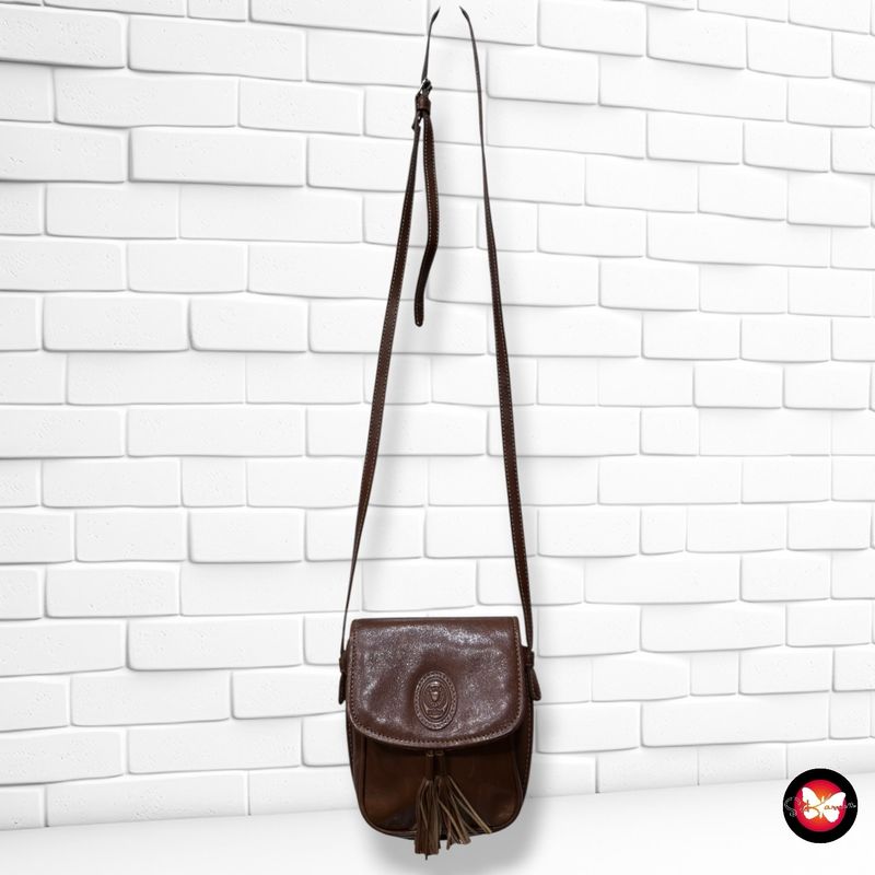Bolso bandolera de piel DISSER color Marrón Talla MINI