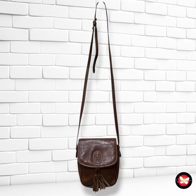 **HOY** Bolso bandolera de piel DISSER color Marrón Talla MINI