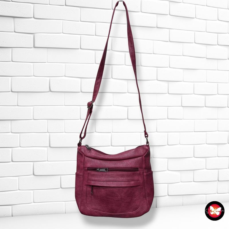 Bolso bandolera  color Rojo Talla PEQUEÑO