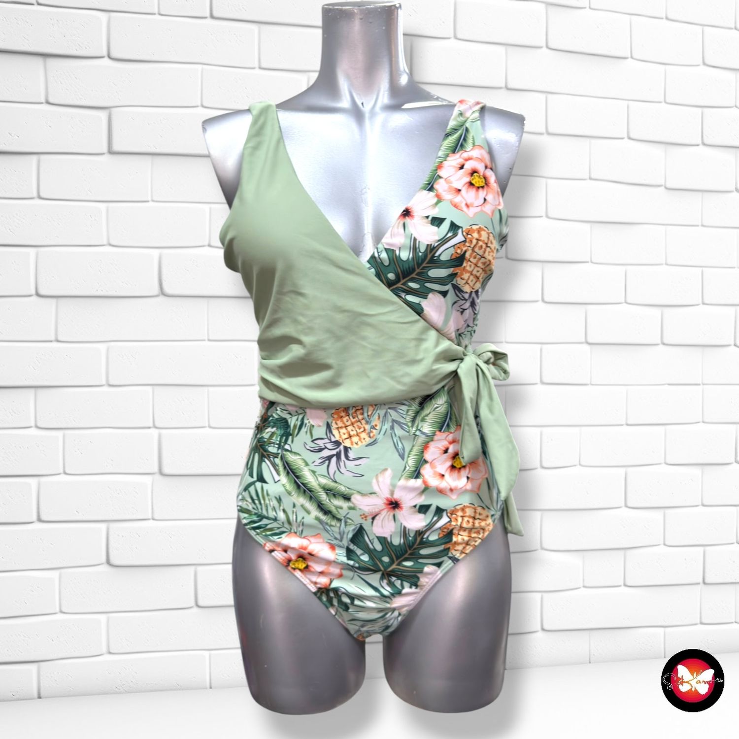 **HOY** Bañador entero  color Verde Talla M