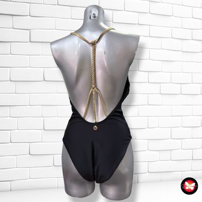 **HOY** Bañador entero DOUTZEN’S color Negro y dorado Talla 42