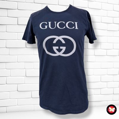 **HOY** Camiseta de manga corta GUCCI color Azul marino Talla Hombre L