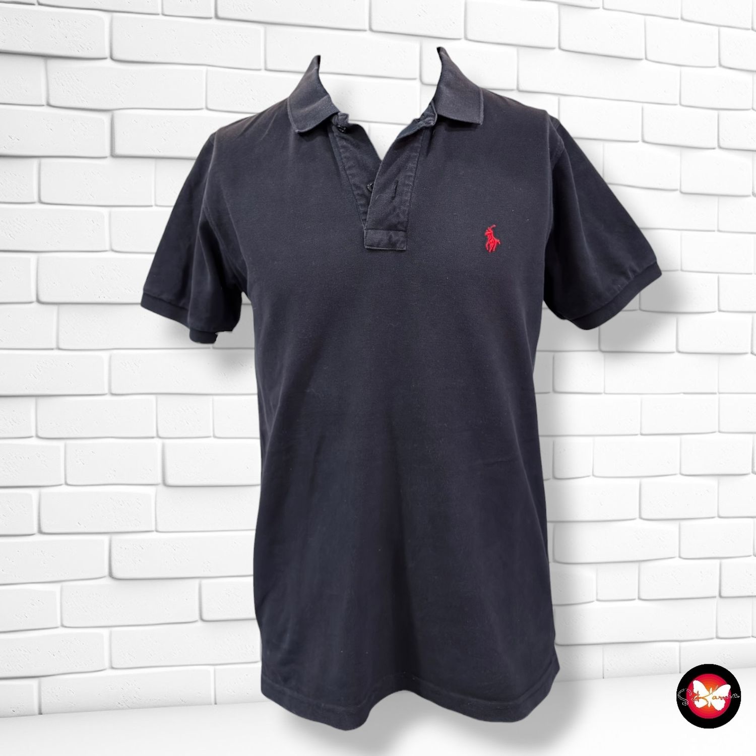 Polo de manga corta POLO RALPH LAUREN color Negro Talla Hombre L
