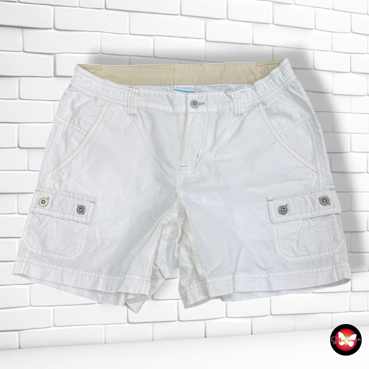Short outdoors COLUMBIA color Blanco Talla XS