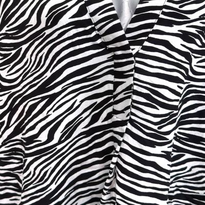 **HOY** Blusa de manga corta de cebra BODY FLIRT color Negro y blanco Talla 50