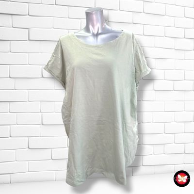 **HOY** Camiseta de manga corta básica NEXT color Verde salvia Talla XL