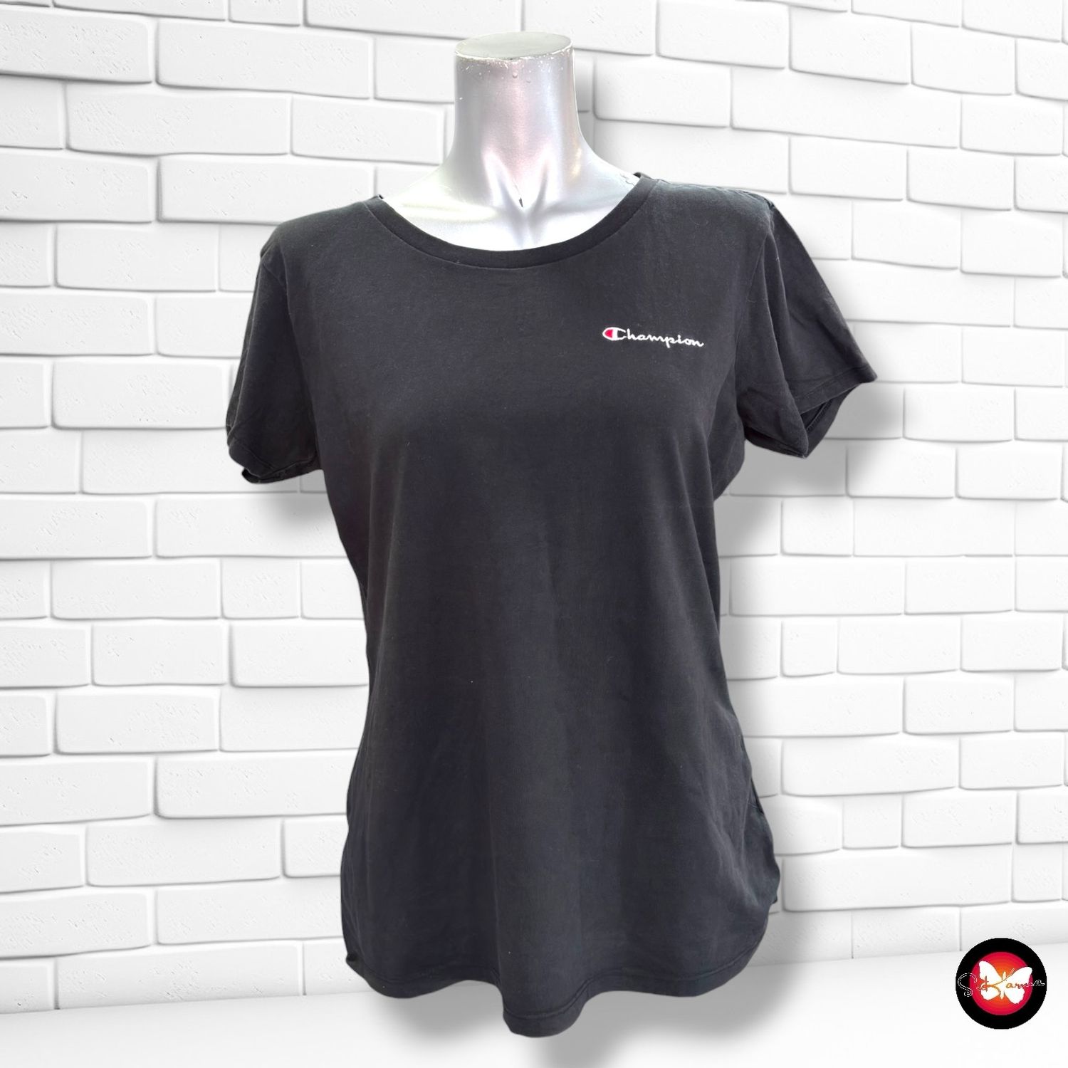 Camiseta de manga corta CHAMPION color Negro Talla L