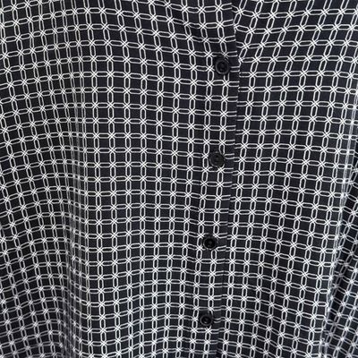 **HOY** Blusa de media manga SHEEGO color Negro y blanco Talla 54