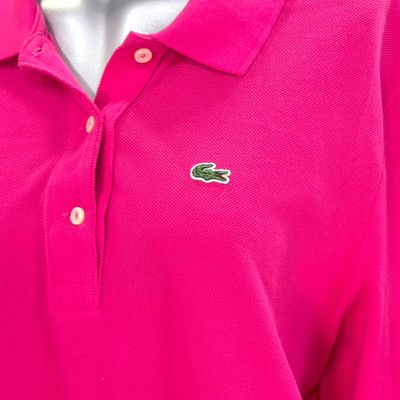 **HOY** Polo de manga corta LACOSTE color Magenta Talla 48