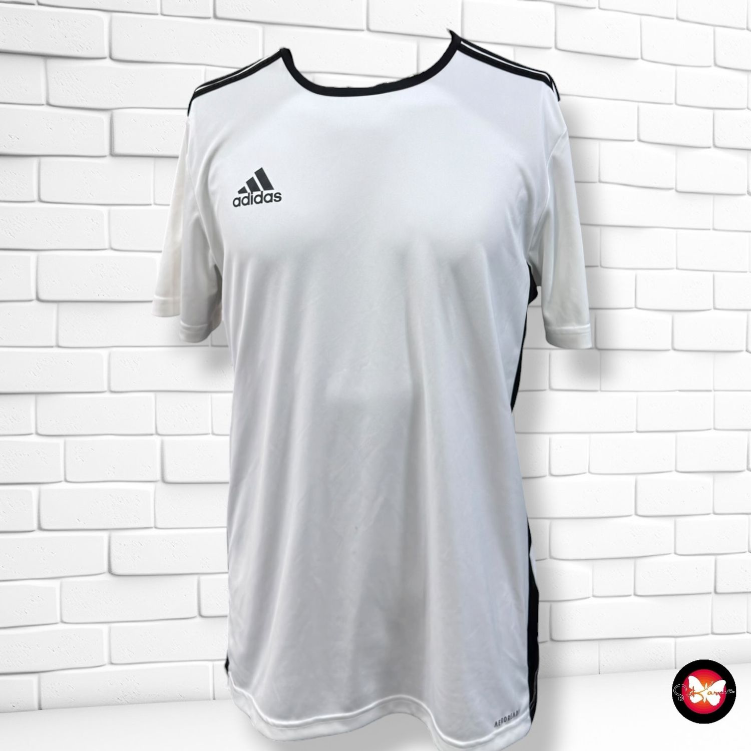 **HOY** Camiseta deportiva ADIDAS color Blanco y negro Talla Hombre M