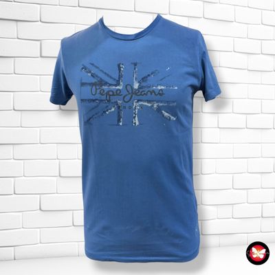 **HOY** Camiseta de manga corta SLIM FIT PEPE JEANS color Azul Talla Hombre M
