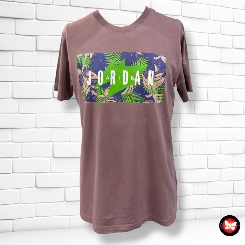 **HOY** Camiseta de manga corta AIR JORDAN · NIKE color Marrón Talla Hombre M