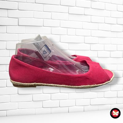 **HOY** Manoletinas abiertas BLUE MOTION color Rojo Talla Calzado 40