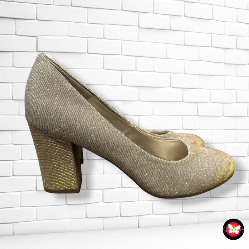 **HOY** Zapatos de tacón de fiesta CATWALK color Dorado Talla Calzado 41