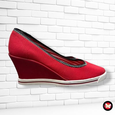 **HOY** Zapatos de cuña  color Rojo Talla Calzado 36