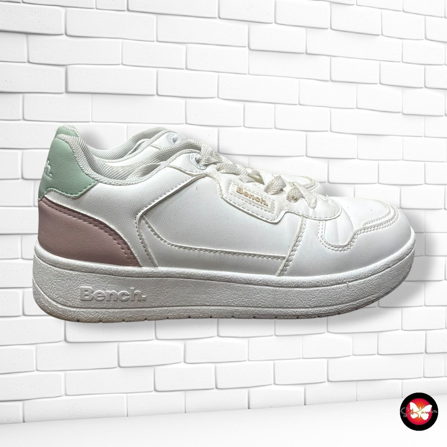 **HOY** Zapatillas BENCH. color Blanco, verde y rosa Talla Calzado 37