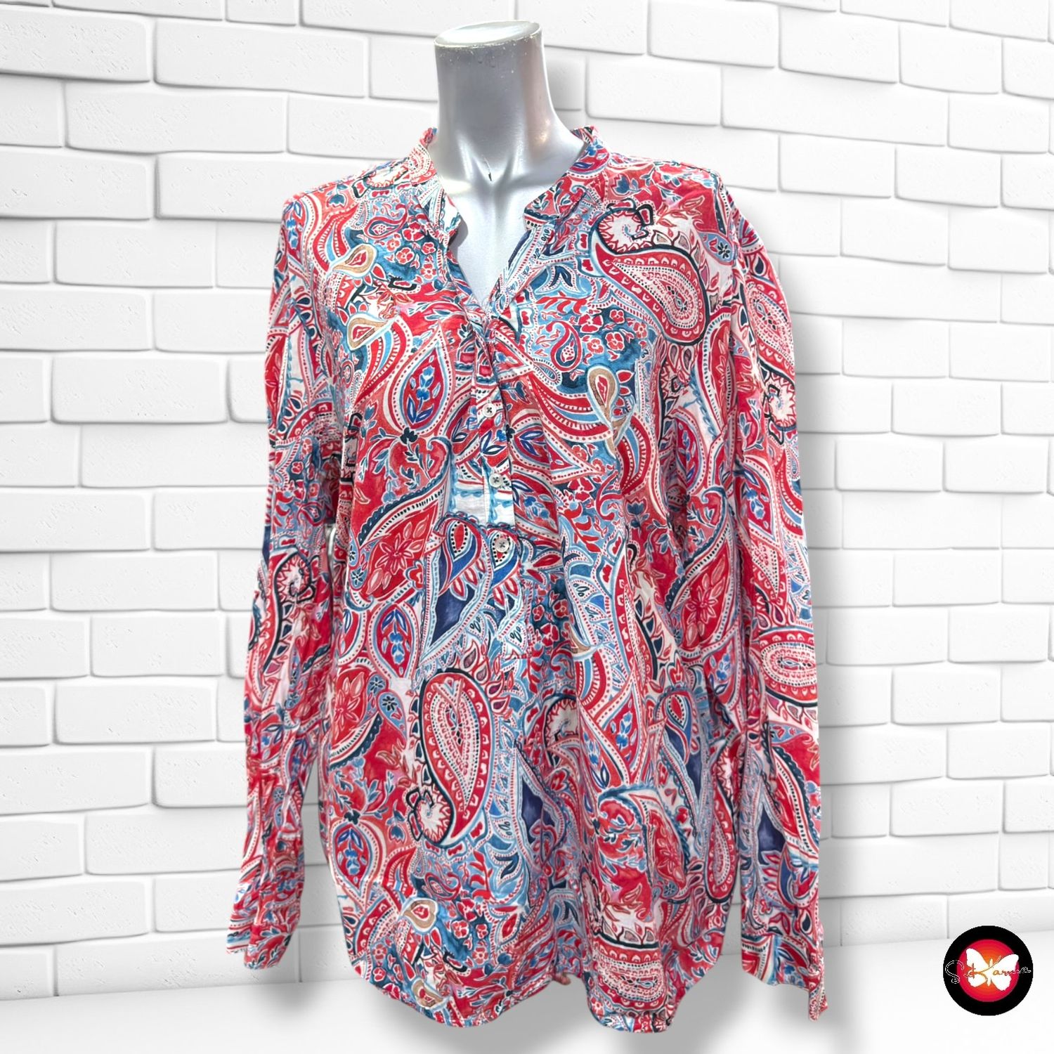 **HOY** Blusa de manga larga ETERNA color Varios Talla 48
