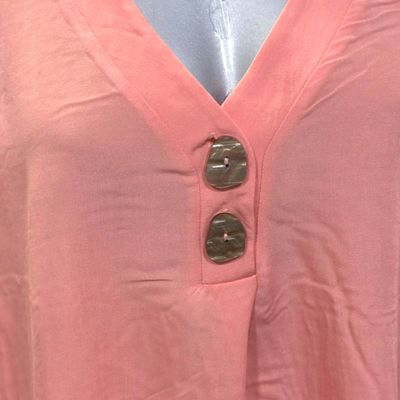 **HOY** Blusa sin mangas LASCANA color Salmón Talla 42