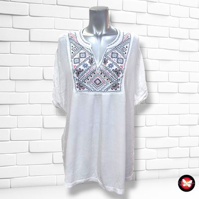 **HOY** Blusa de manga corta CANDA color Blanco Talla L