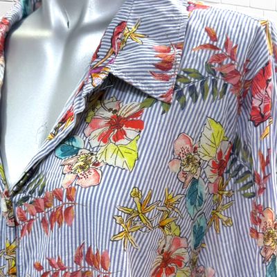 **HOY** Camisa de manga larga ULLA POPKEN color Varios Talla 46/48