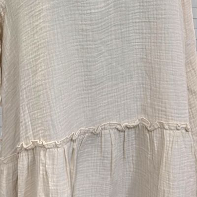 **HOY** Vestido de bambula AMISU color Beige Talla 40