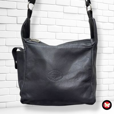 **HOY** Bolso bandolera de piel EMIL color Gris Talla PEQUEÑO