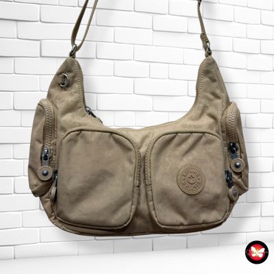 **HOY** Bolso bandolera KIPLING color Beige Talla PEQUEÑO