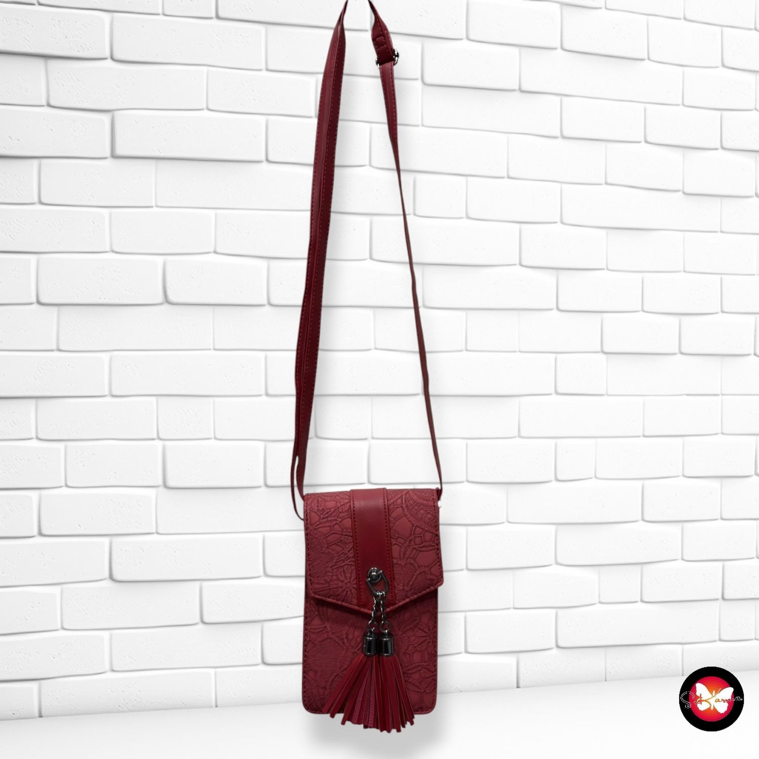 **HOY** Bolso bandolera  color Granate Talla MINI