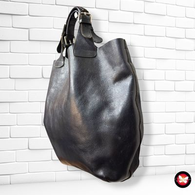 **HOY** Bolso de hombro de piel  color Negro Talla GRANDE
