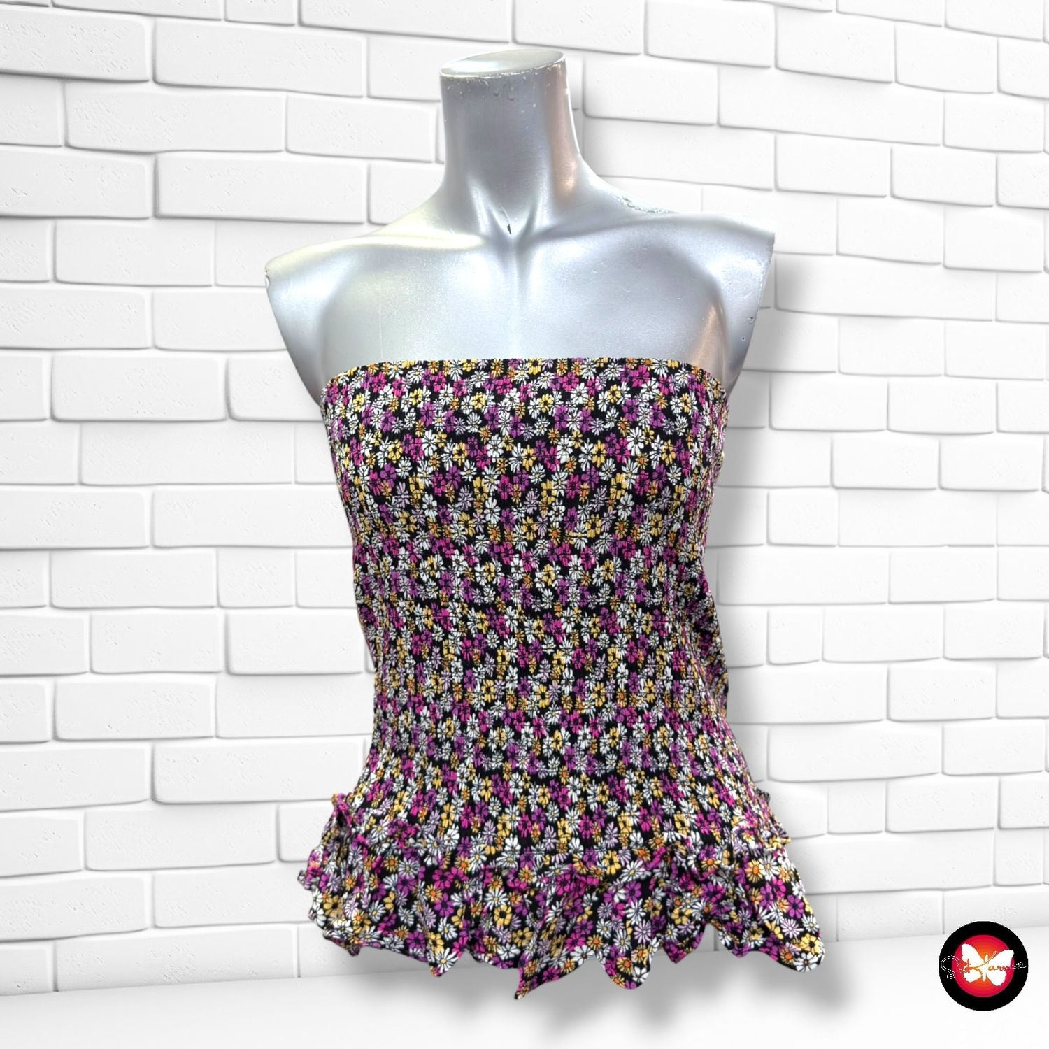 **HOY** Top palabra de honor fruncido FB SISTER color Varios Talla M