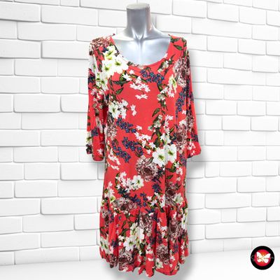 **HOY** Vestido de media manga de flores S.OLIVER color Varios Talla 48