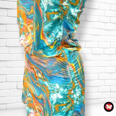 **HOY** Vestido asimétrico con drapeado SHEIN color Varios Talla L